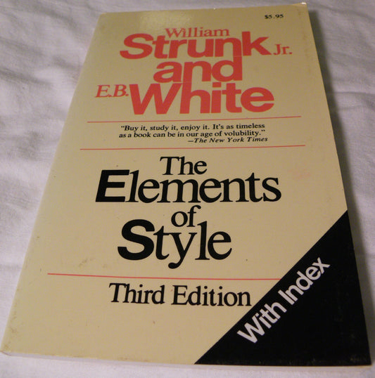 The Elements of Style, Third Edition