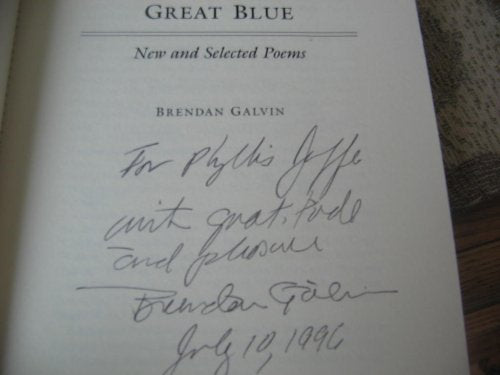 Great Blue: New and Selected Poems - 4602