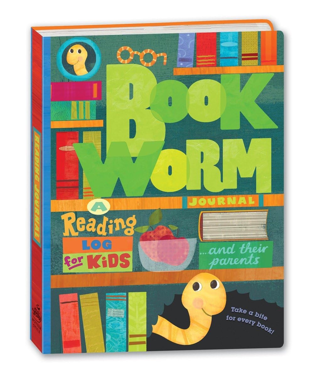 Bookworm Journal: A Reading Log for Kids (and Their Parents) - 4066
