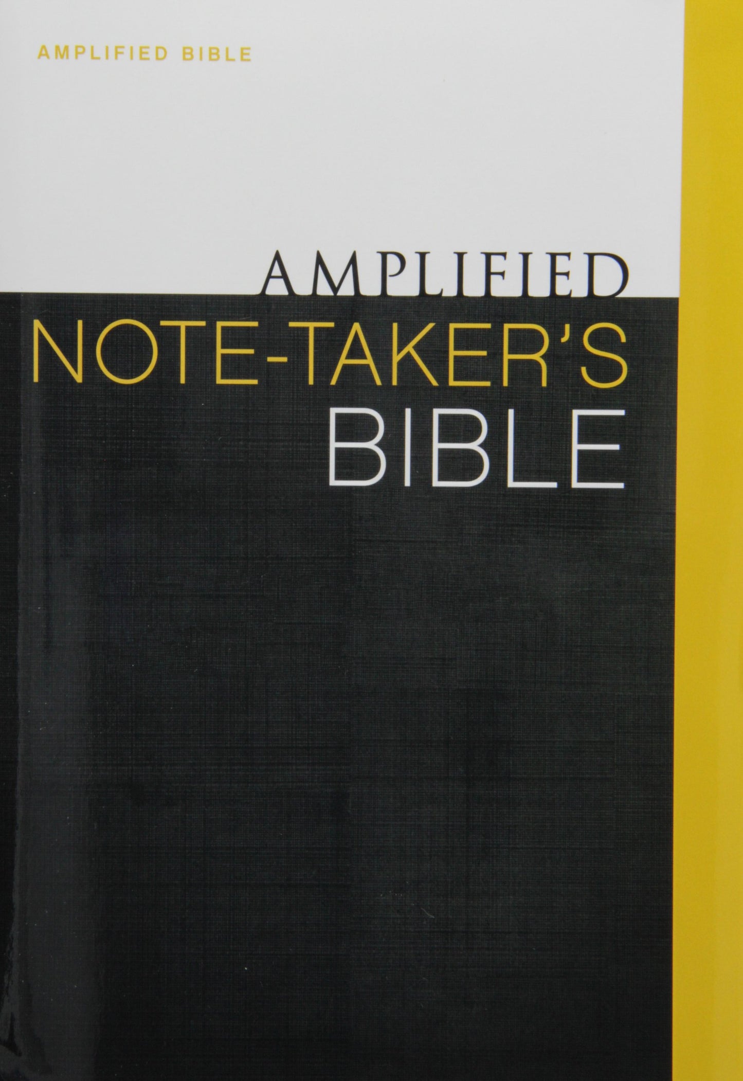 Amplified Note-Taker's Bible, Hardcover - 6745