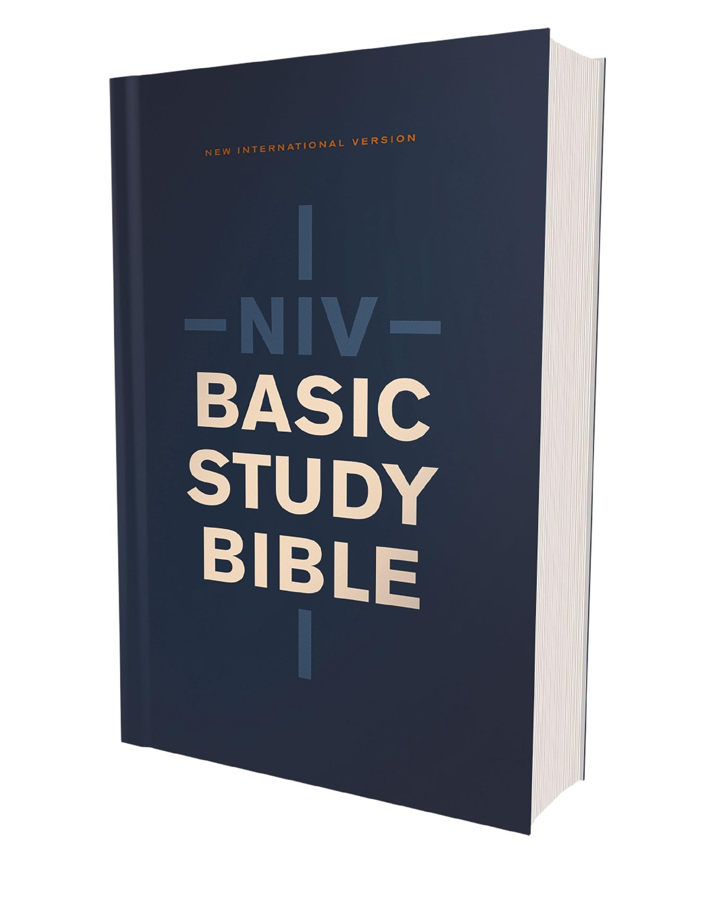 NIV, Basic Study Bible, Economy Edition, Paperback, Blue, Red Letter - 4334