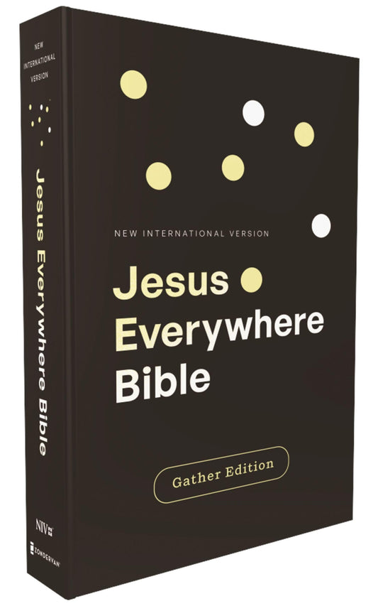 NIV, Jesus Everywhere Outreach Bible, Larger Print, Paperback, Comfort Print - 1607