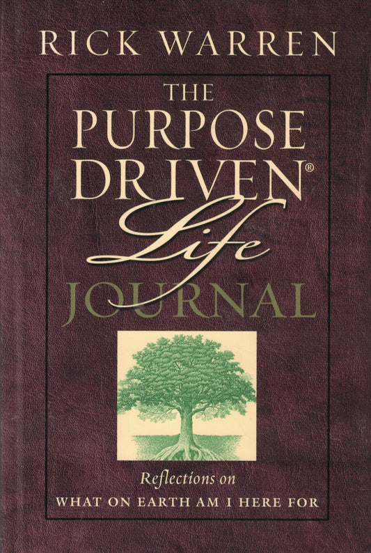 THE PURPOSE DRIVEN LIFE JOURNAL - 9183