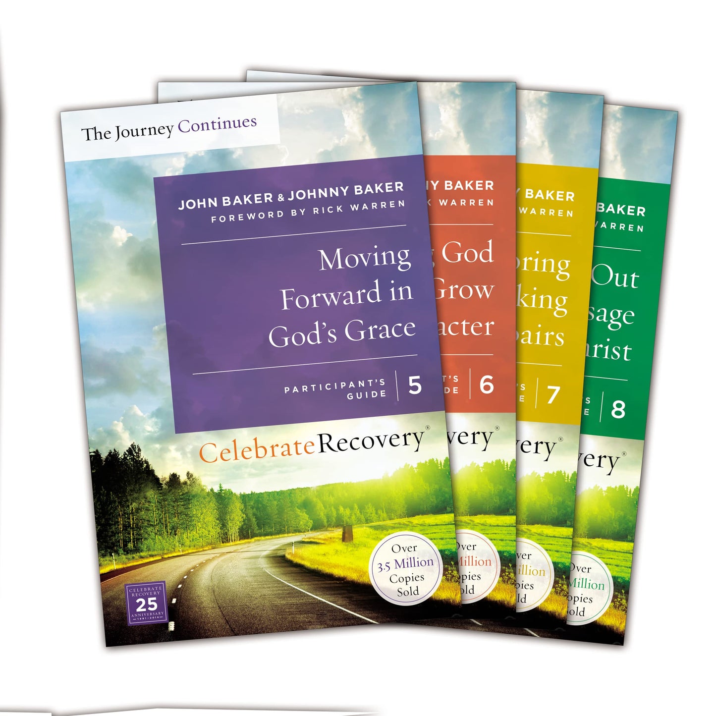 Celebrate Recovery: The Journey Continues Participant's Guide Set Volumes 5-8: A Recovery Program Based on Eight Principles from the Beatitudes - 1374