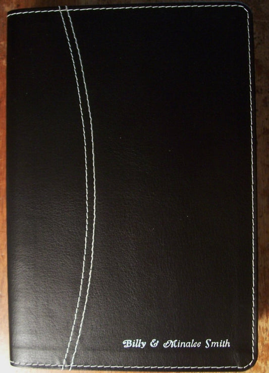 Life Application Study Bible: New International Verison, Black/Black European Leather