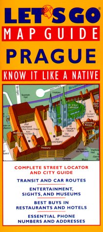 Let's Go Map Guide Prague - 3498