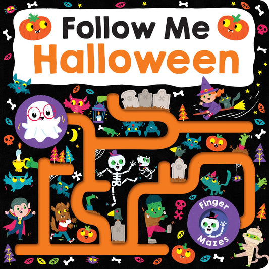 Maze Book: Follow Me Halloween (Finger Mazes) - 9741