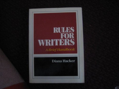 Rules for writers: A brief handbook - 1305