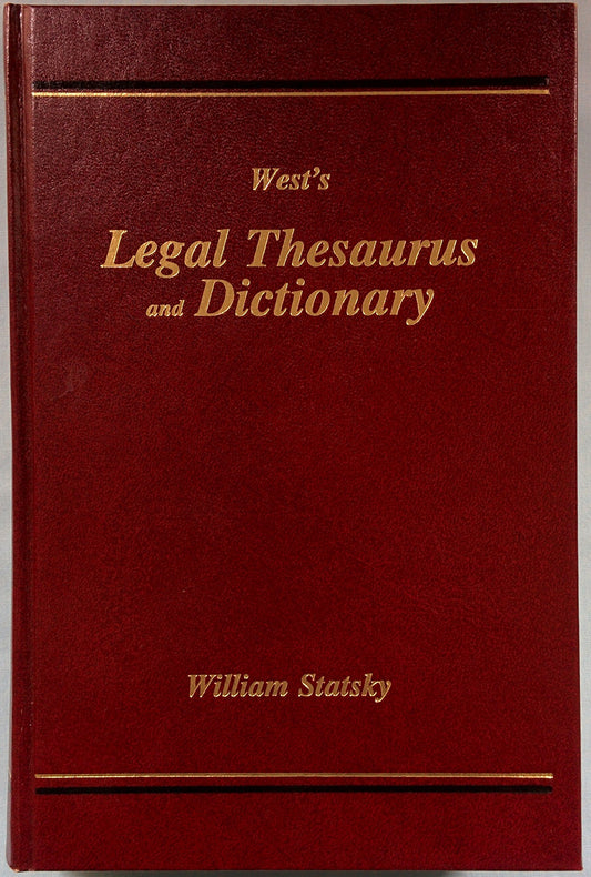 West's Legal Thesaurus and Dictionary - 2240
