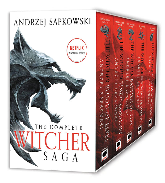 The Witcher Boxed Set: Blood of Elves, The Time of Contempt, Baptism of Fire, The Tower of Swallows, The Lady of the Lake - 2846