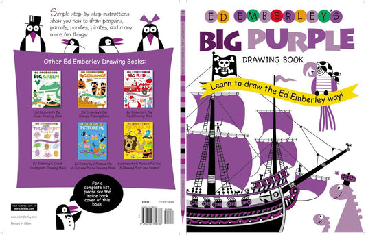 Ed Emberley's Big Purple Drawing Book (Ed Emberley Drawing Books) - 4682