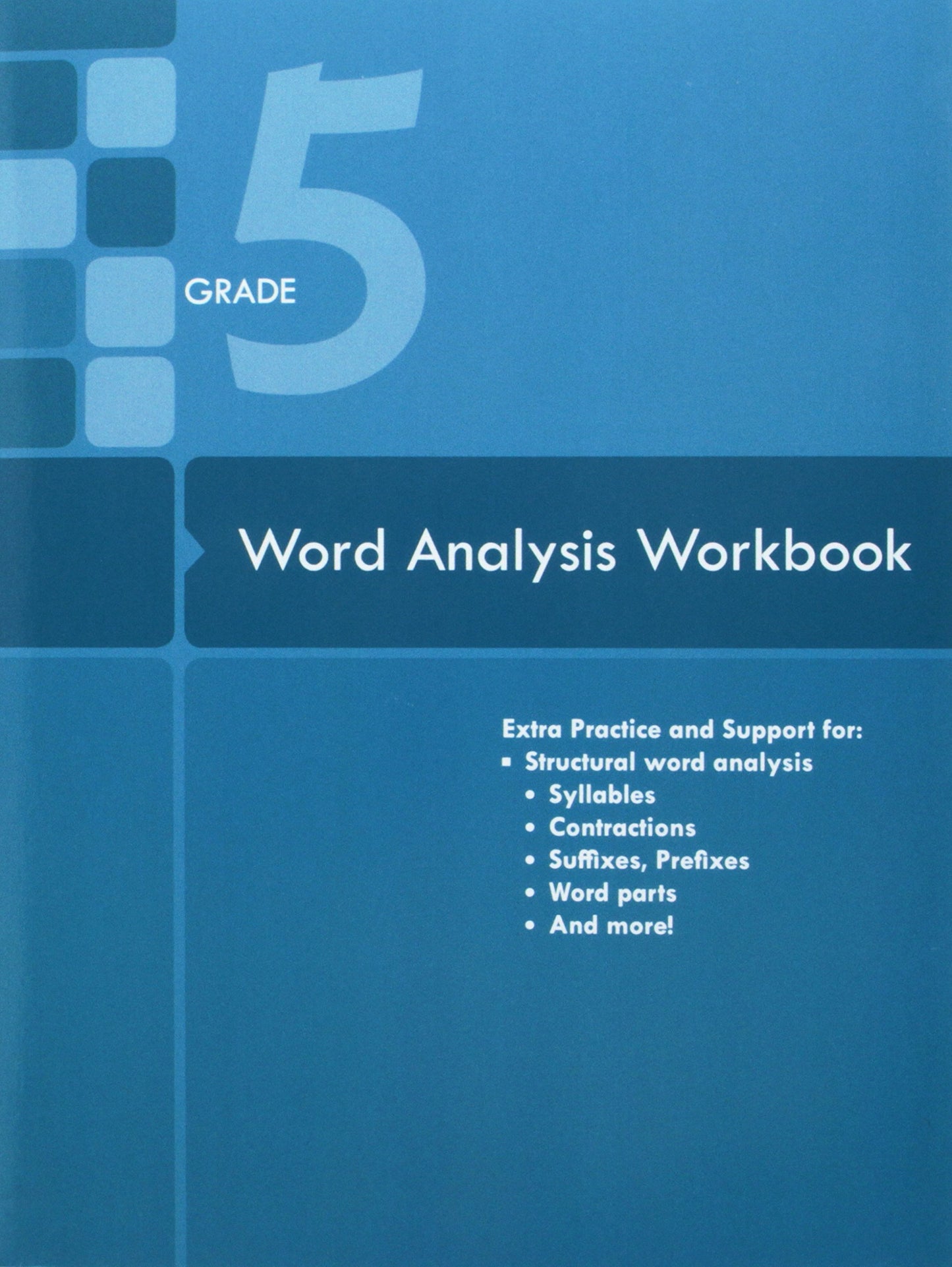 READYGEN 2016 WORD ANALYSIS PRACTICE WORKBOOK GRADE 5