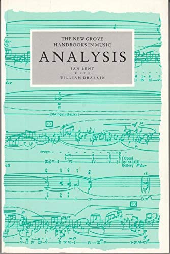 Analysis (New Grove Handbooks in Music)