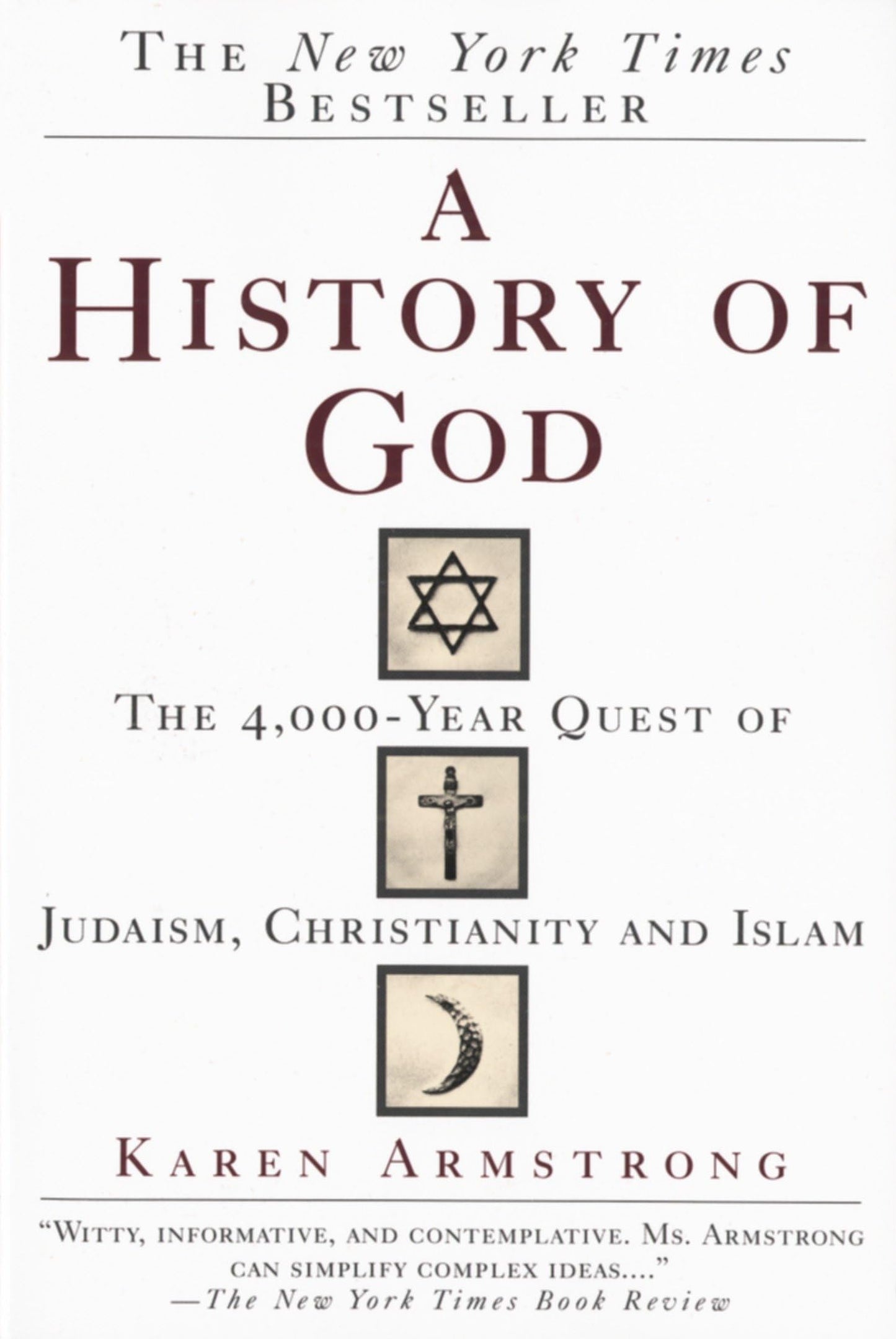 A HISTORY OF GOD: THE 4,000-YEAR - 8096