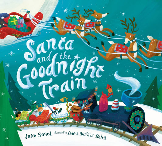 Santa and the Goodnight Train Board Book: A Christmas Holiday Book for Kids - 3013