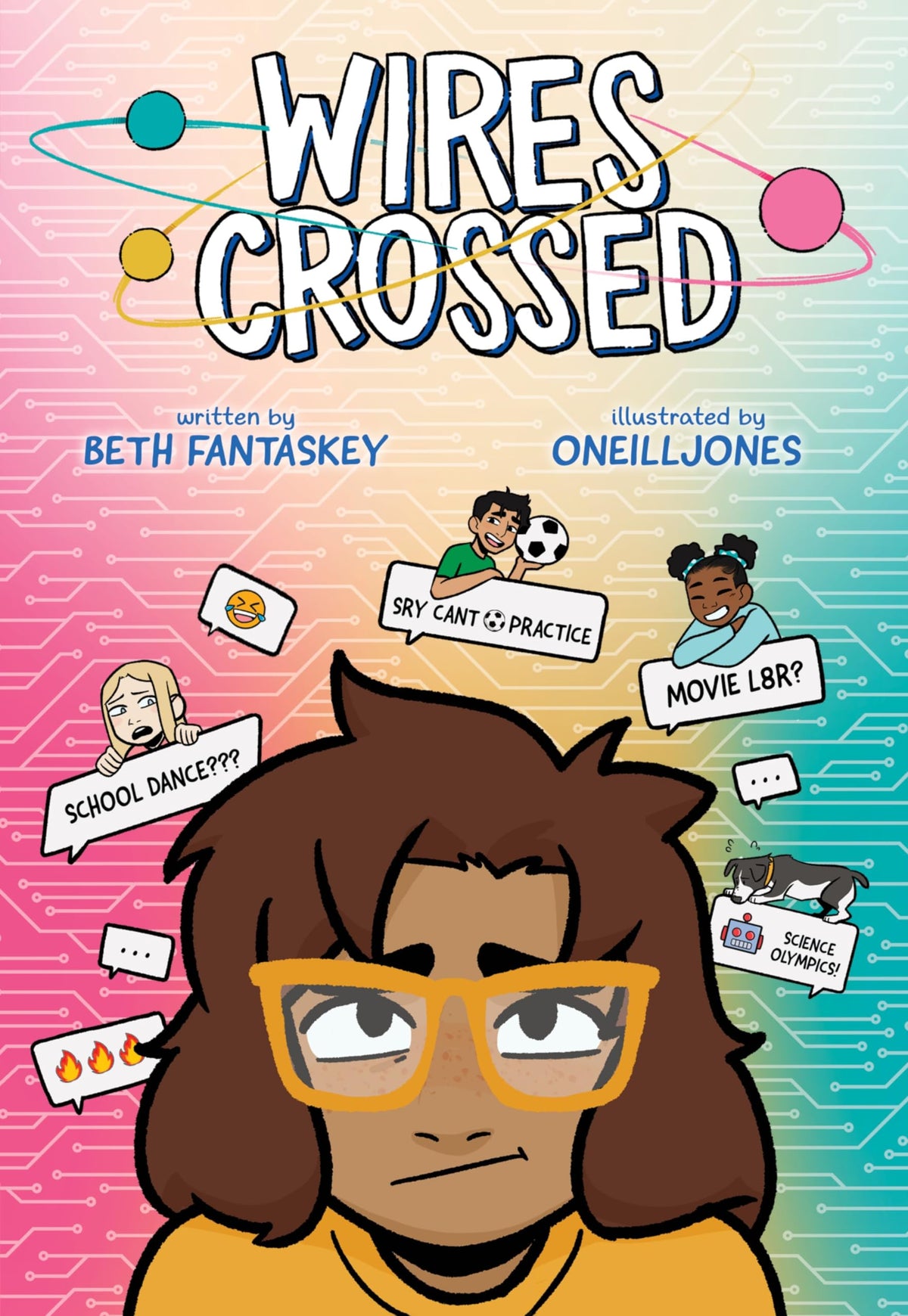 Wires Crossed: A Graphic Novel: A Funny Story about Middle School, First Crushes, and STEM Teamwork for children (Ages 8-12)