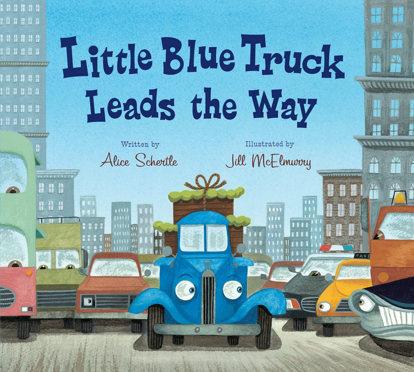 Little Blue Truck Leads the Way Padded Board Book - 3236