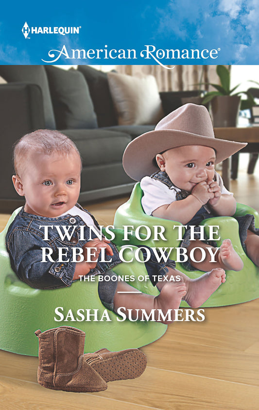 Twins for the Rebel Cowboy (The Boones of Texas, 2)