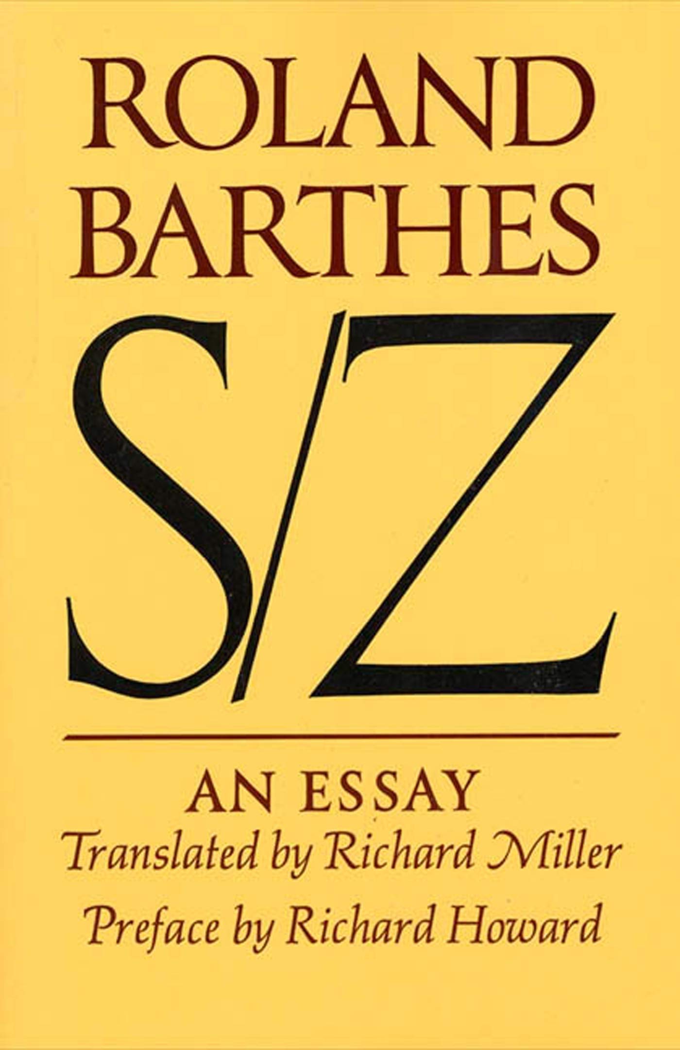 S/Z: An Essay - 5092