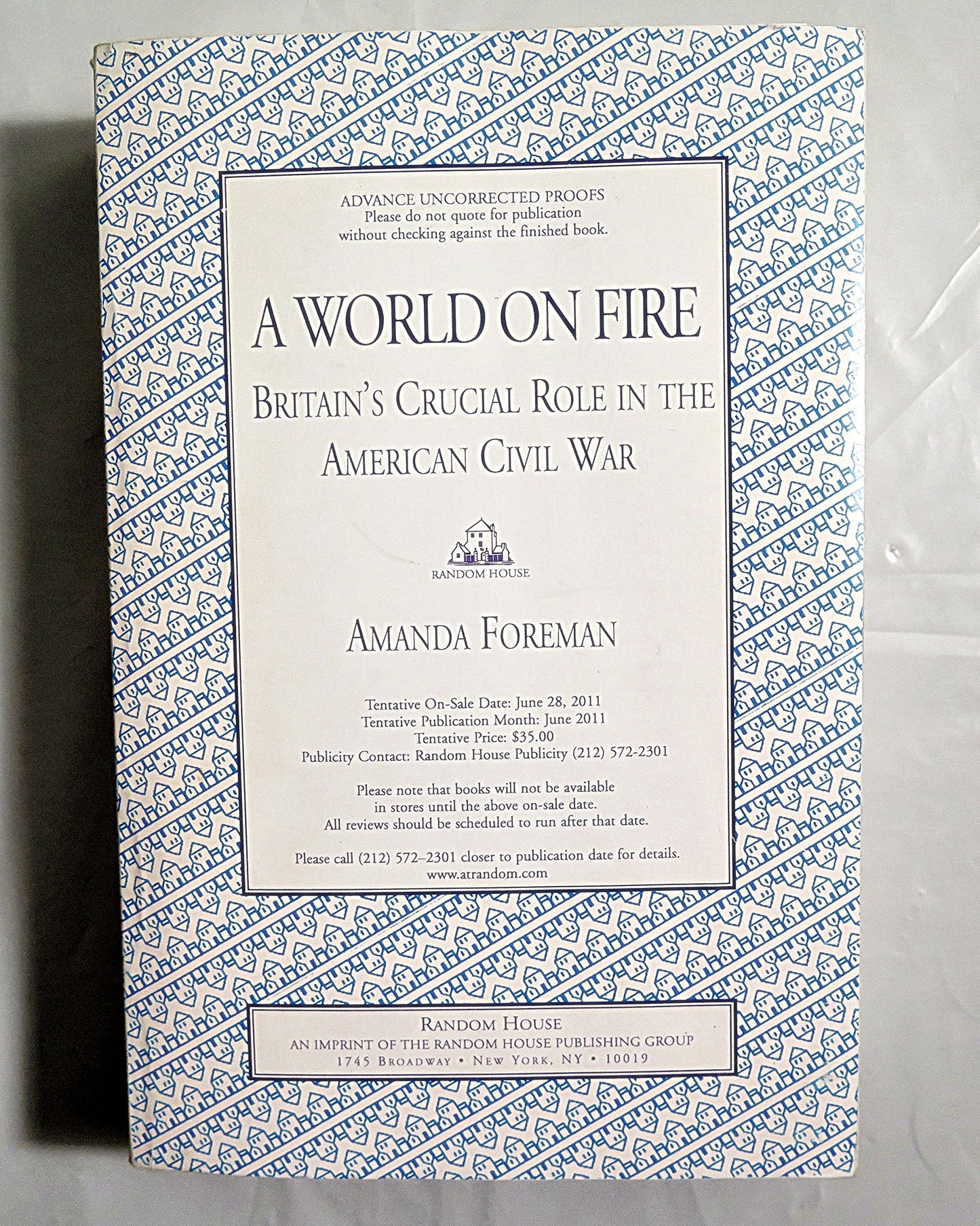 A World on Fire: Britain's Crucial Role in the American Civil War