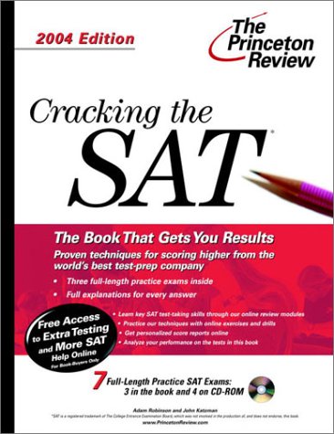 Cracking the SAT with Sample Tests on CD-ROM, 2004 Edition (College Test Prep) - 2976
