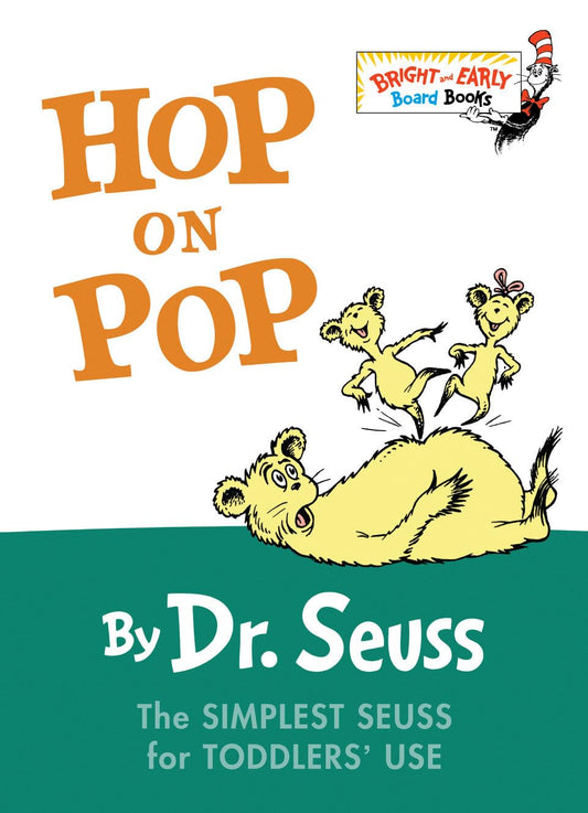 Hop on Pop: The Simplest Seuss for Youngest Use (Bright & Early Board Books) - 4416