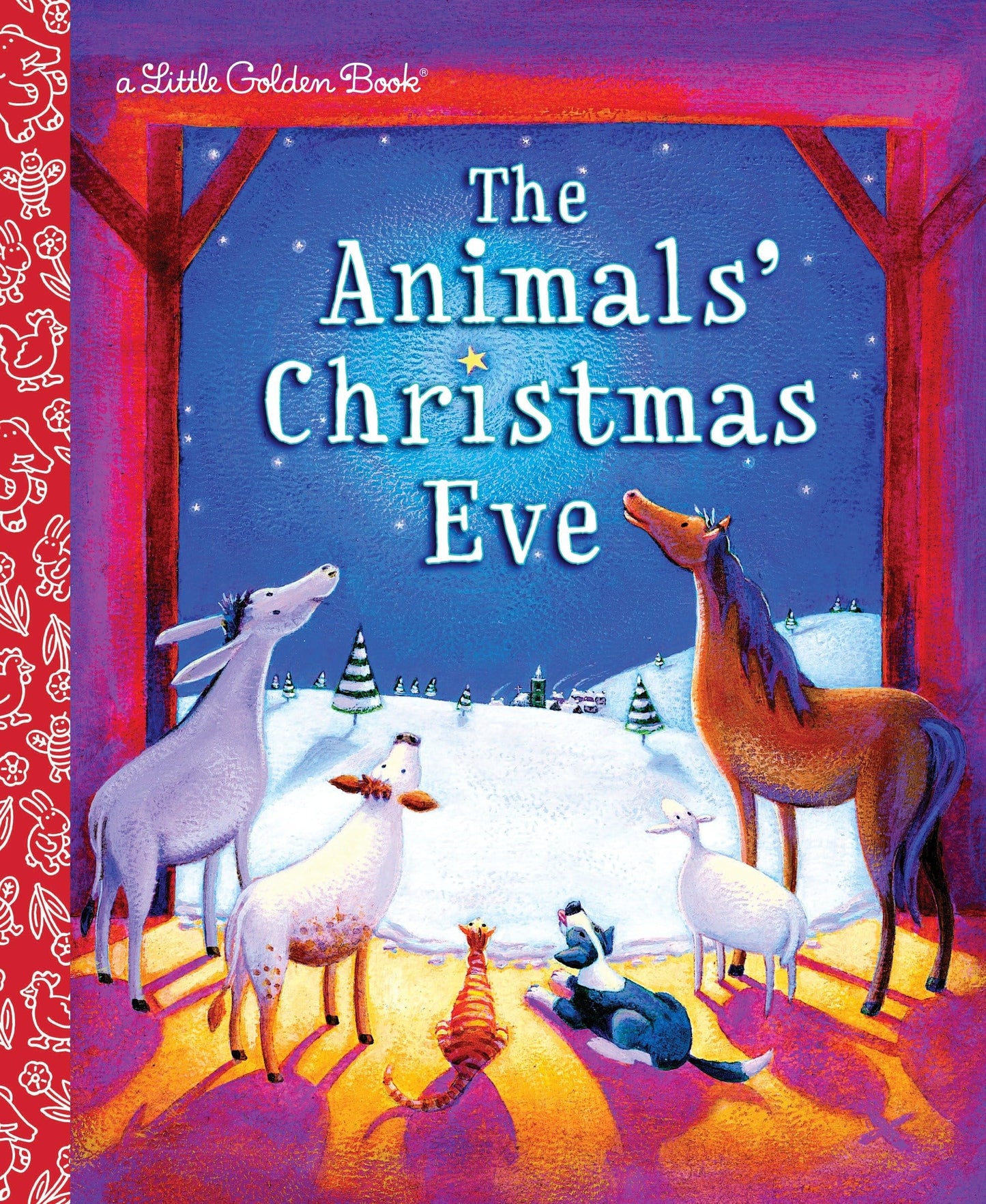 The Animals' Christmas Eve: A Christmas Nativity Book for Kids (Little Golden Book) - 9061