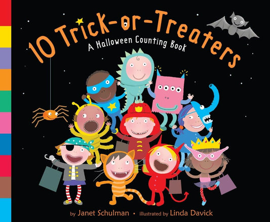10 Trick-or-Treaters: A Halloween Book for Kids and Toddlers - 3537