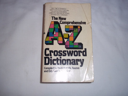 The New Comprehensive A-Z Crossword Dictionary - 2132