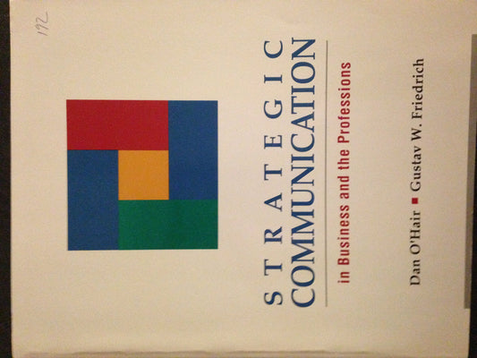 Strategic Communication in Business and the Professions - 1057