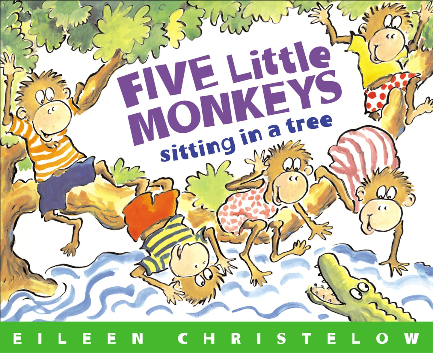 Five Little Monkeys Sitting in a Tree (A Five Little Monkeys Story) - 6547