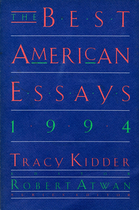 The Best American Essays 1994 - 887