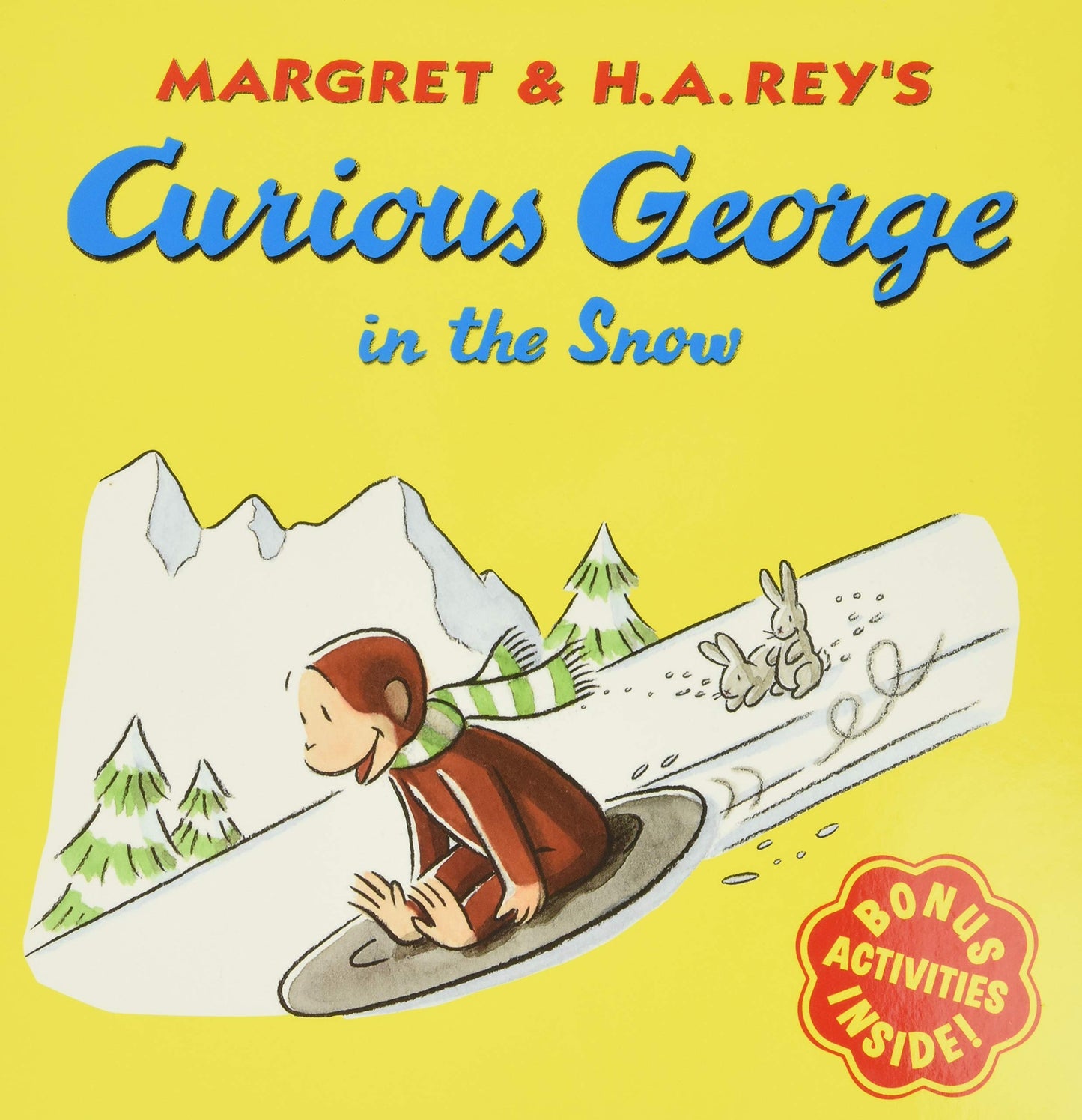 Curious George in the Snow: A Winter and Holiday Book for Kids - 7869