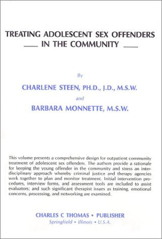 Treating Adolescent Sex Offenders in the Community