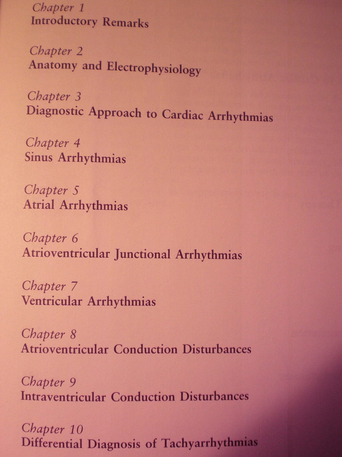 Manual of Cardiac Arrhythmias