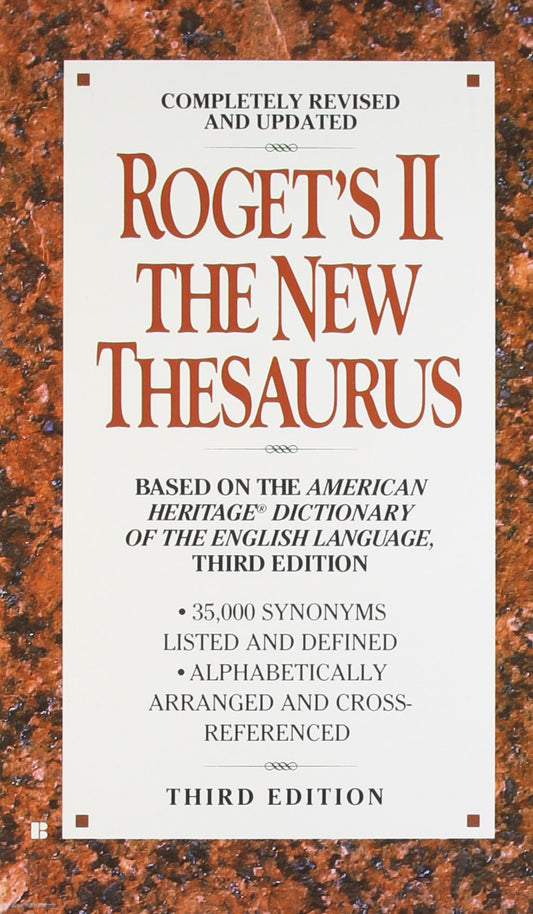 Roget's II: The New Thesaurus