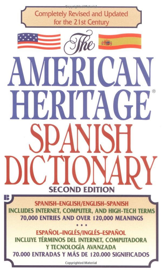 The American Heritage Spanish Dictionary (Spanish Edition) - 9733