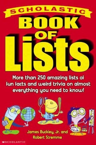 Scholastic Book Of Lists