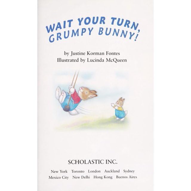 GRUMPY BUNNY READER: WAIT YOUR TURN, GRUMPY BUNNY! (Spanish Edition)