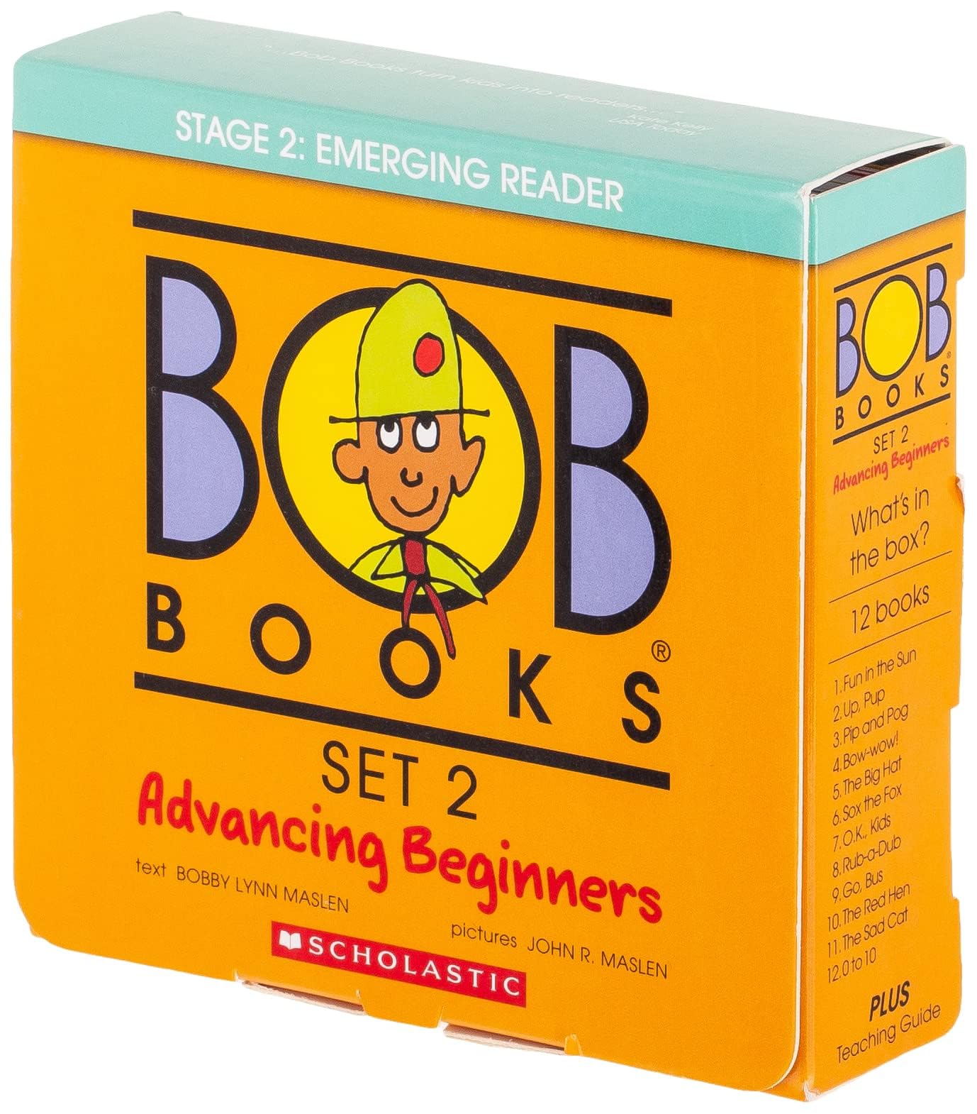 Bob Books - Advancing Beginners Box Set of 12 Paperbacks | Decodable Phonics Books, Ages 4 and up, Kindergarten (Stage 2: Emerging Reader)