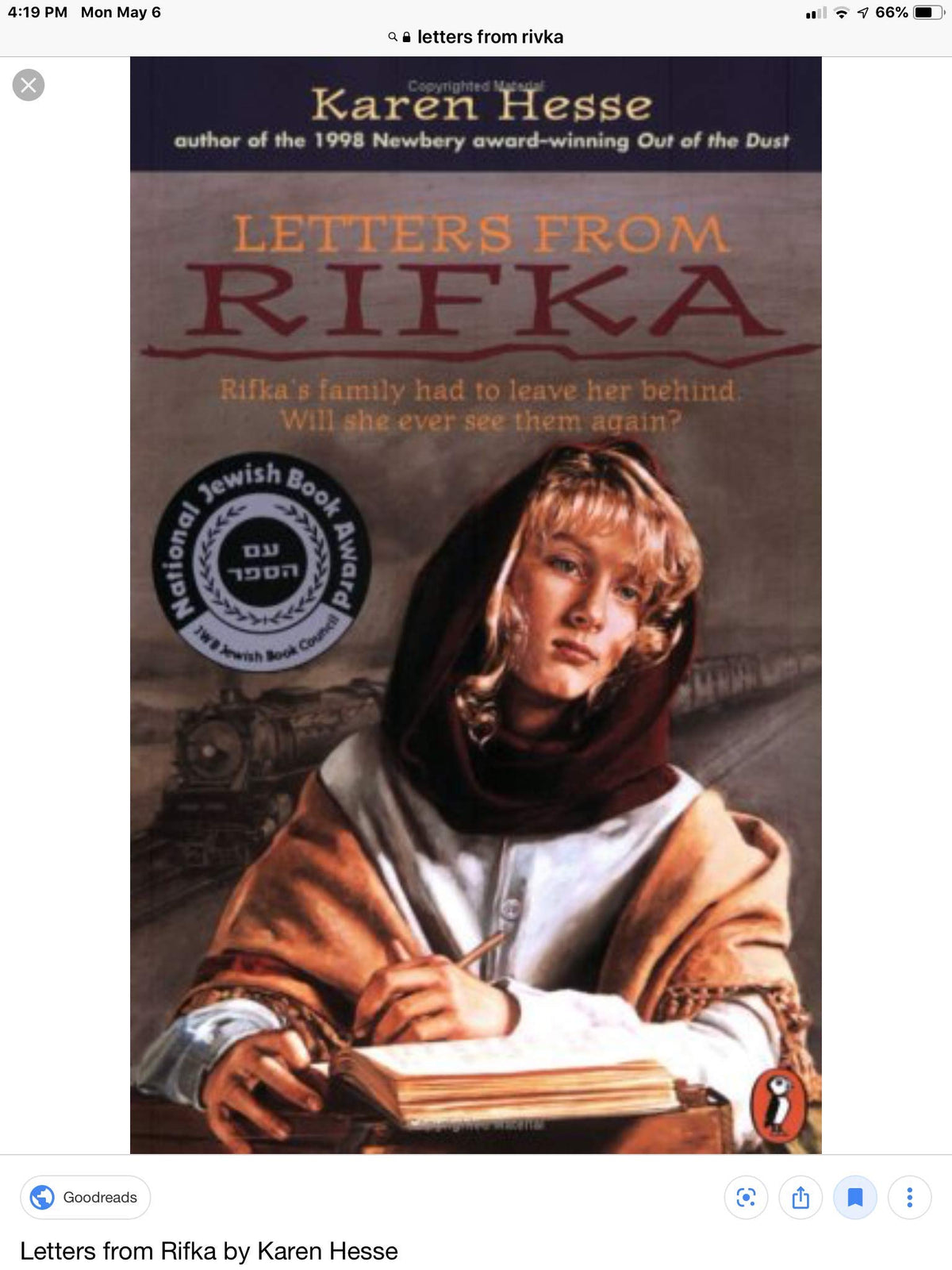 Letters From Rifka