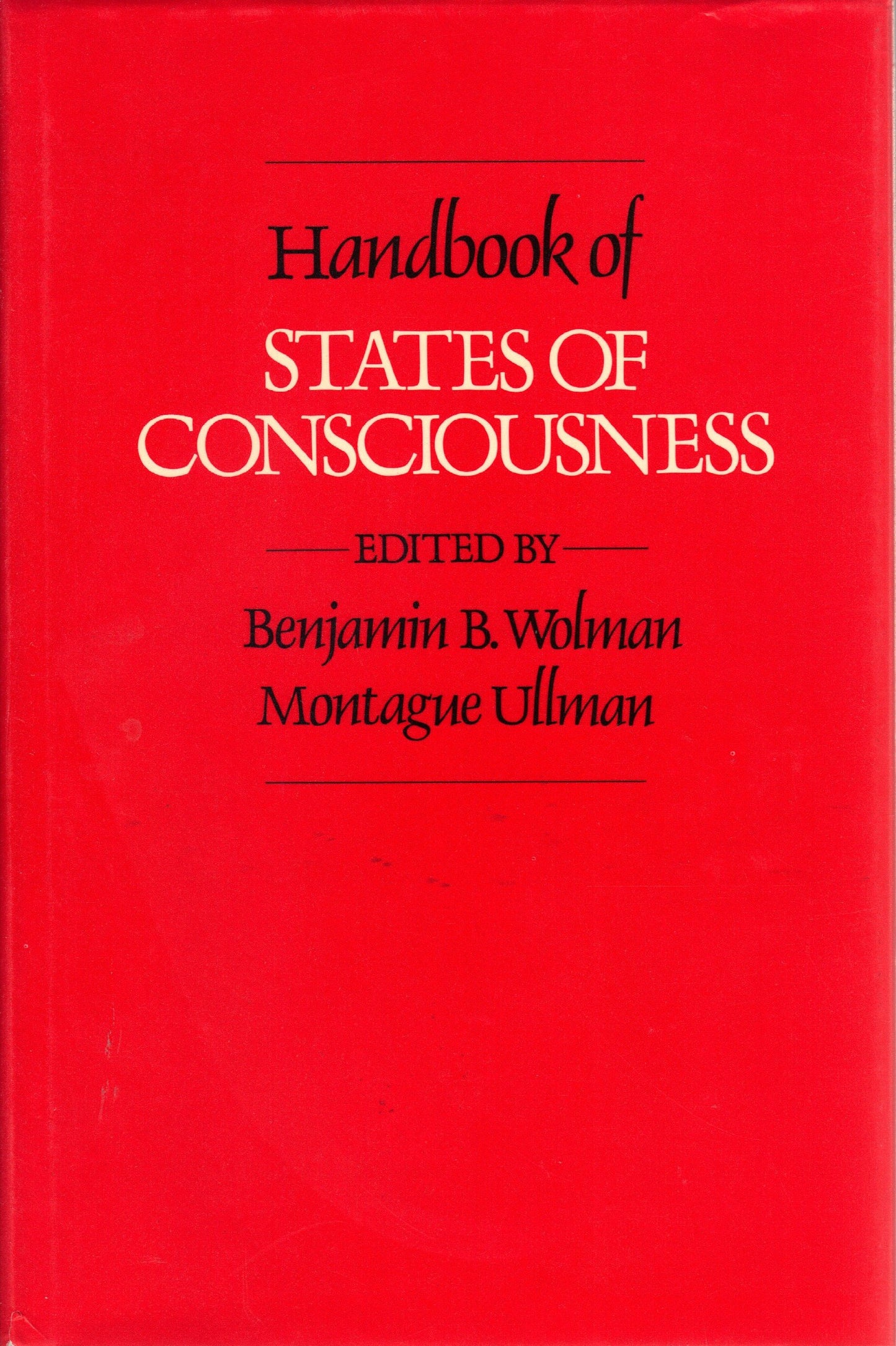 Handbook Of States Of Conscious