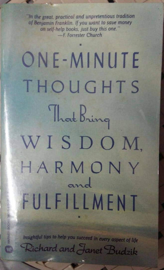 One-Minute Thoughts That Bring Wisdom, Harmony and Fulfillment - 5098