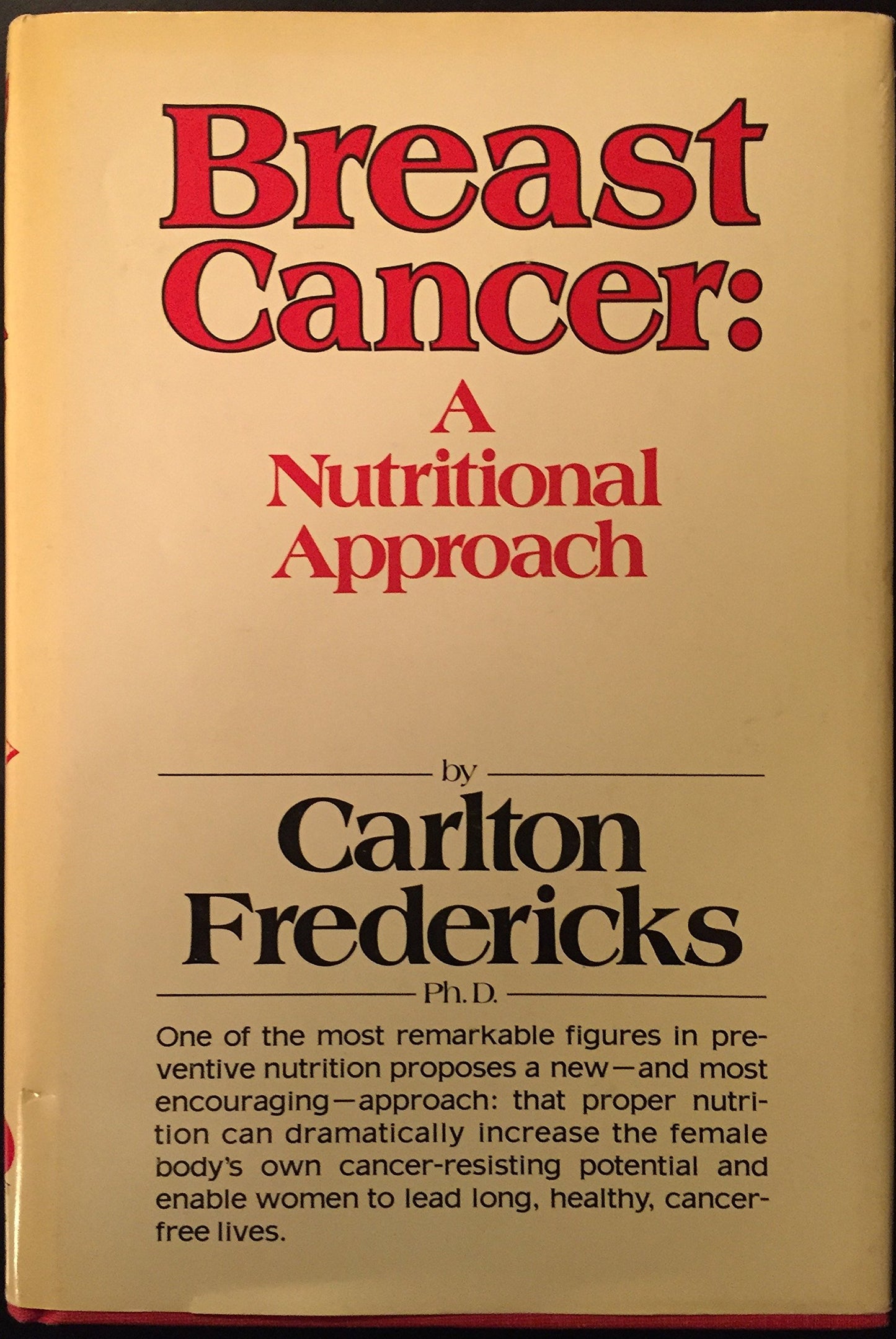 Breast cancer: A nutritional approach - 3434