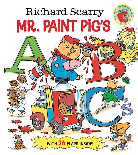 Richard Scarry Mr. Paint Pig's ABC's - 2590