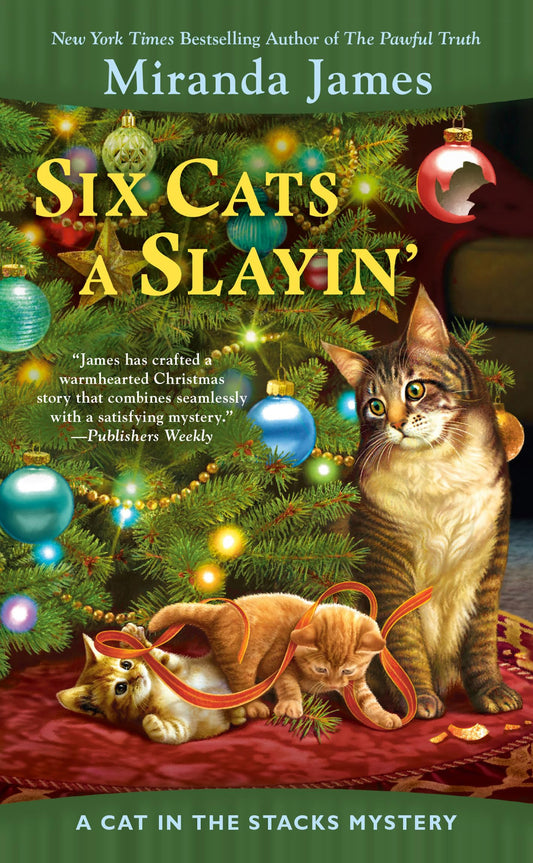 Six Cats a Slayin' (Cat in the Stacks Mystery) - 4905