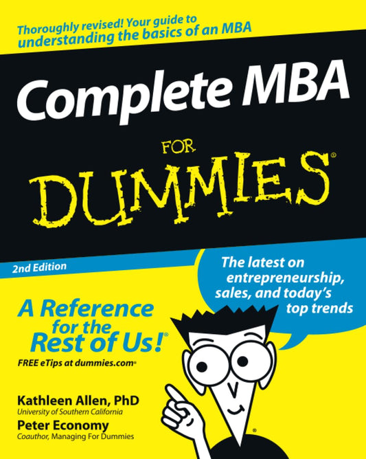 Complete MBA For Dummies - 7352