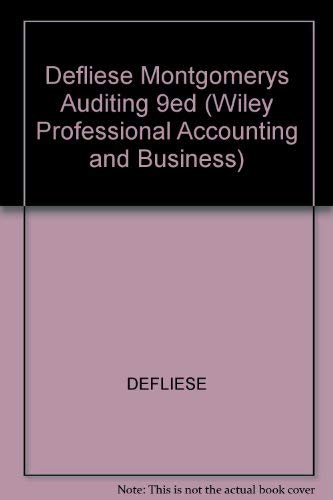 Montgomery's Auditing - 7034