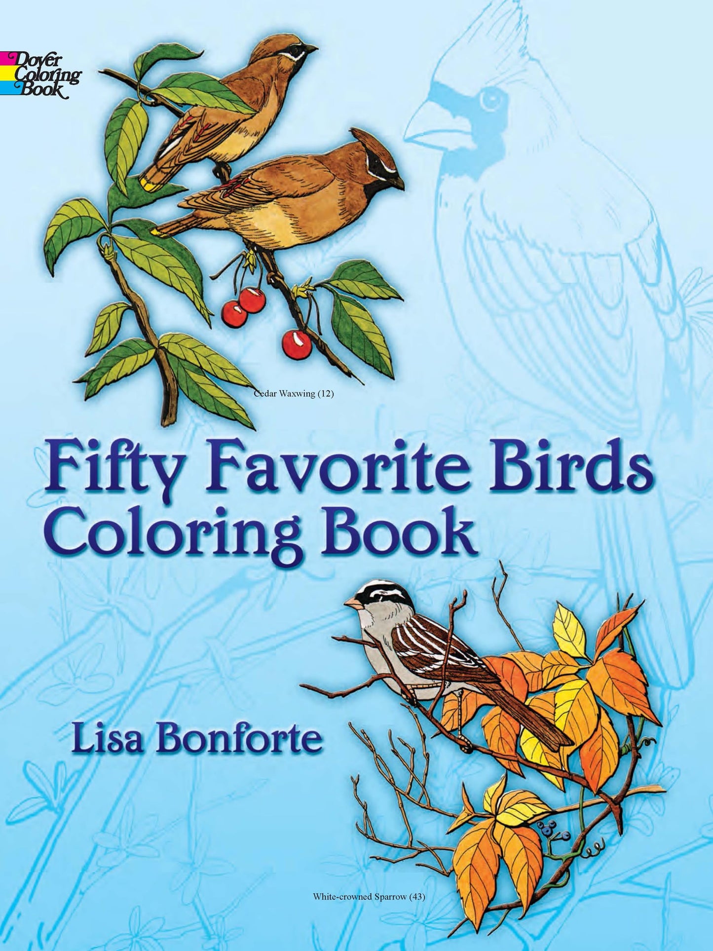 Fifty Favorite Birds Coloring Book (Dover Animal Coloring Books) - 3587