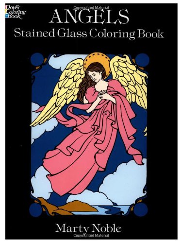 Angels Stained Glass Coloring Book